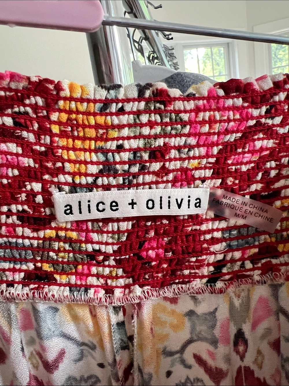 Alice + Olivia Red, Pink and Yellow Patterned - Picture 2 of 2